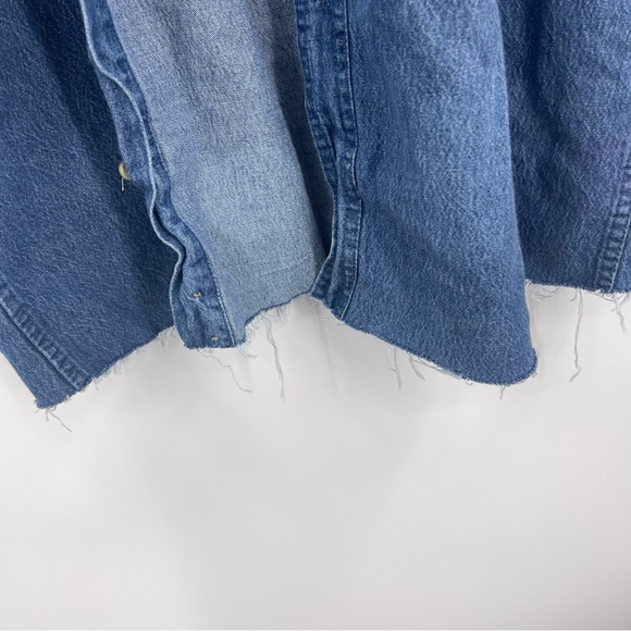 Denim Western Shirt SZ L - Picture 3 of 8
